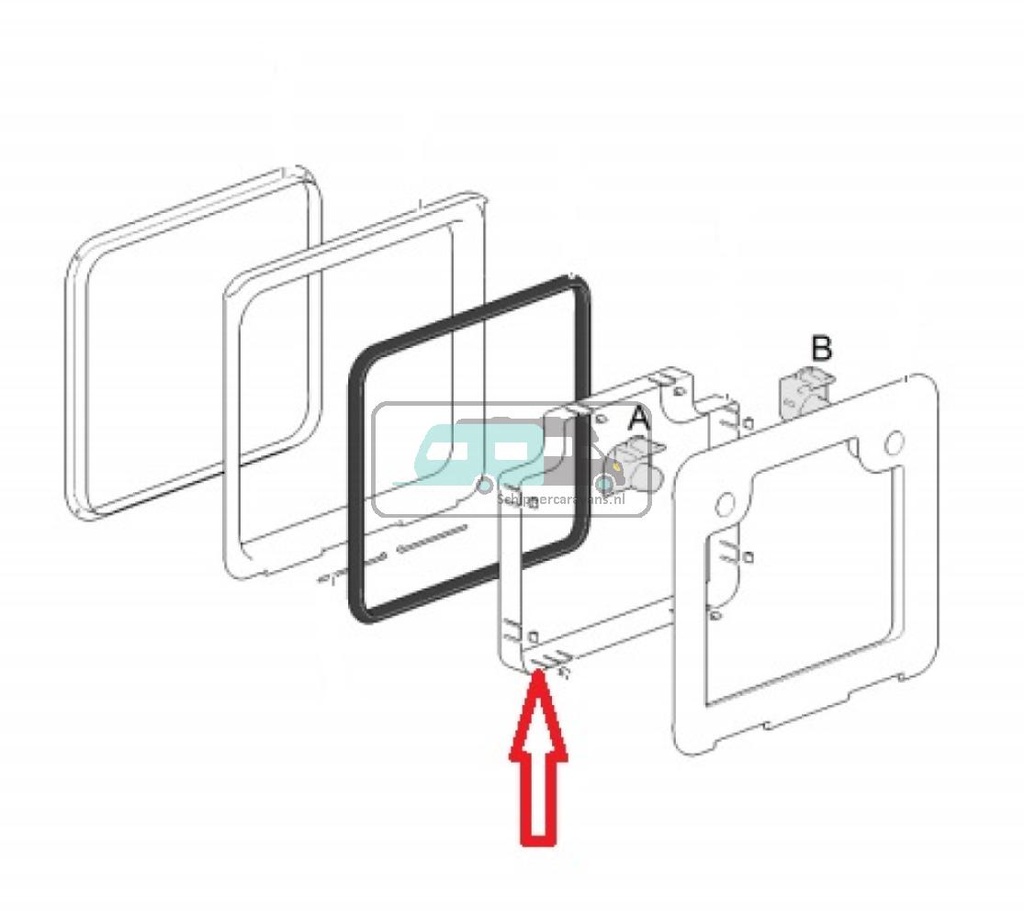 [OCS_A9902138] Thetford Doorclips