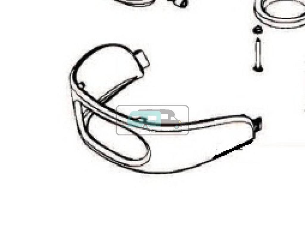 [OCS_A9902145] Thetford Aqua Magic Bravura Hoog Beschermkap Pendaal