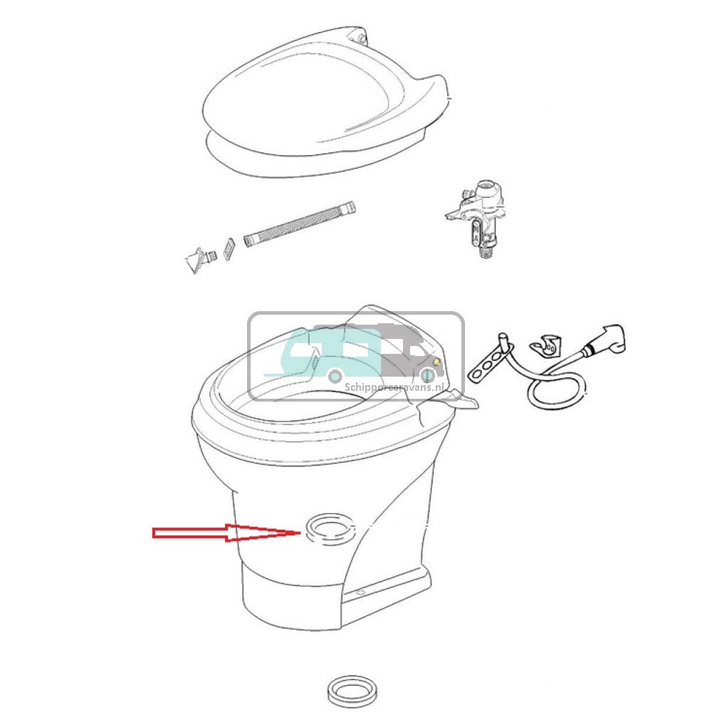 [OCS_A9900429] Thetford Aqua Magic V Blade Seal 
