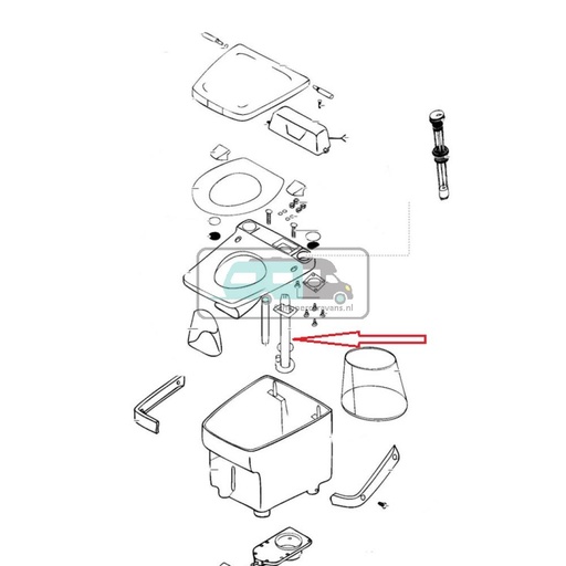 [OCS_A9905142] Thetford Electra Magic Pomp en Motor 12V