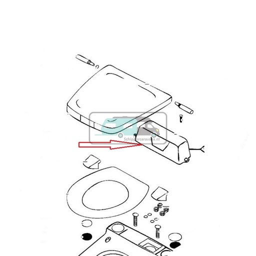 [OCS_A9904233] Thetford Electra Magic Motor kap