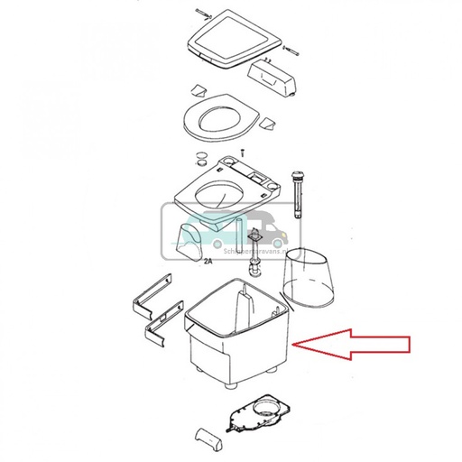 [OCS_35781] Thetford Electra Magic Seal Main Housing