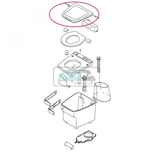 [OCS_35782] Thetford Electra Magic Deksel