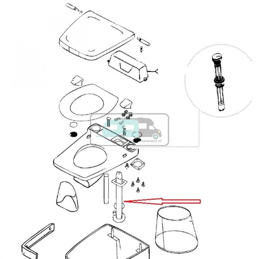 [OCS_35785] Thetford Electra Magic Motor 12V