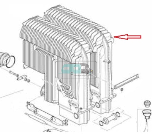 [OCS_A9901387] Truma S5004 Warmtewisselaar