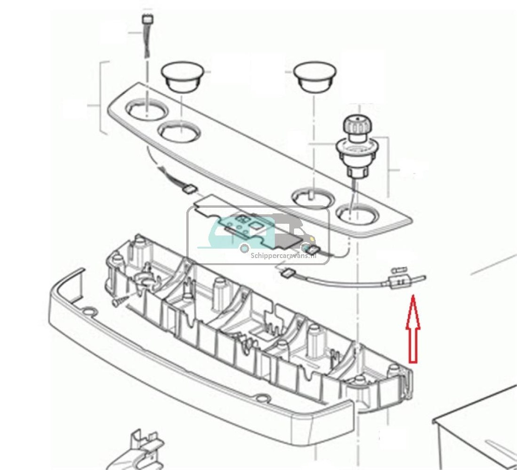 [OCS_A9903146] Truma Kabel CI met Zekeringhouder 1.5mtr S3004/S5004