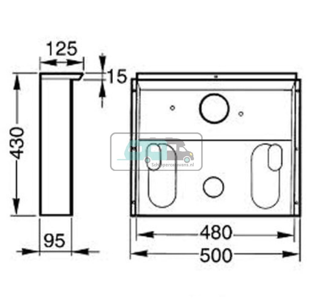[OCS_A9905095] (42)Inbouwkast, kleur bruin