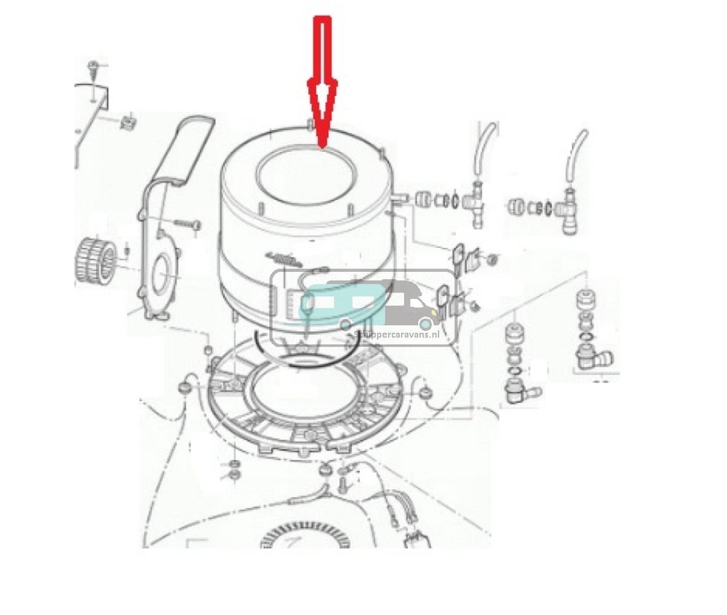 [OCS_A9905516] Truma Verwarming Manchet C-Kachel 230V