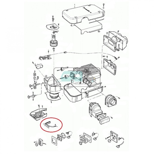 [OCS_439010-97000] (53)Kabelboom E2800,4000,BR2. 12V