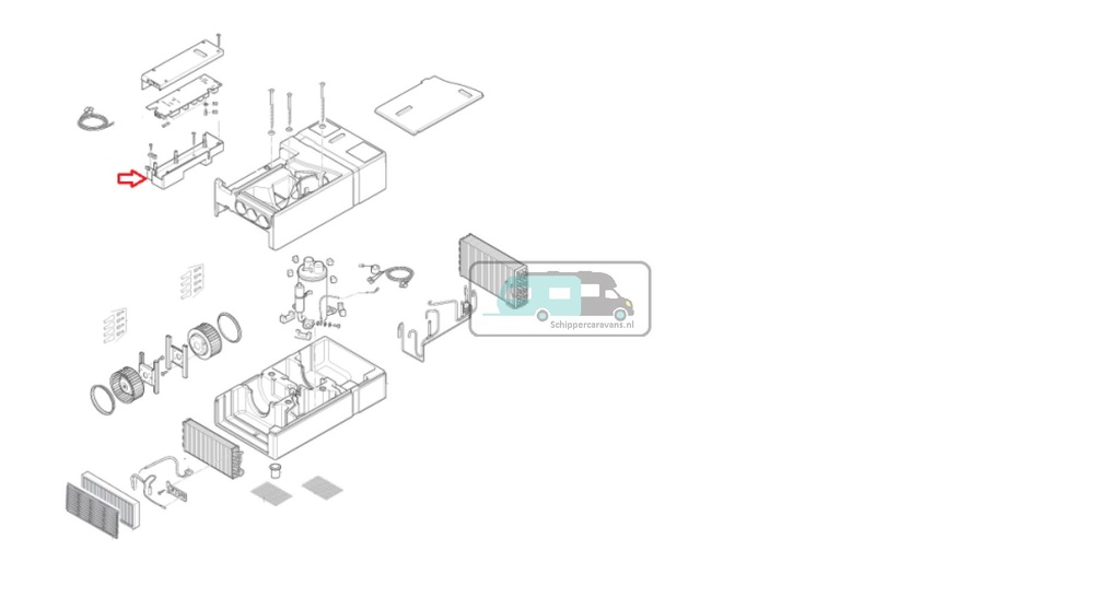 [OCS_A9901740] Truma Saphir Compact Electronische Behuizing
