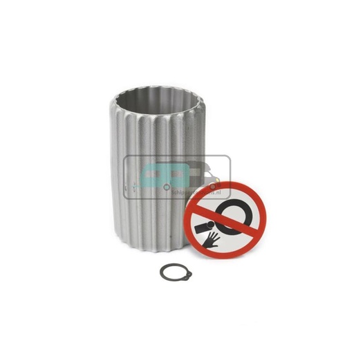 [OCS_A9907508] (48)Alu rol,deksel en borgring.