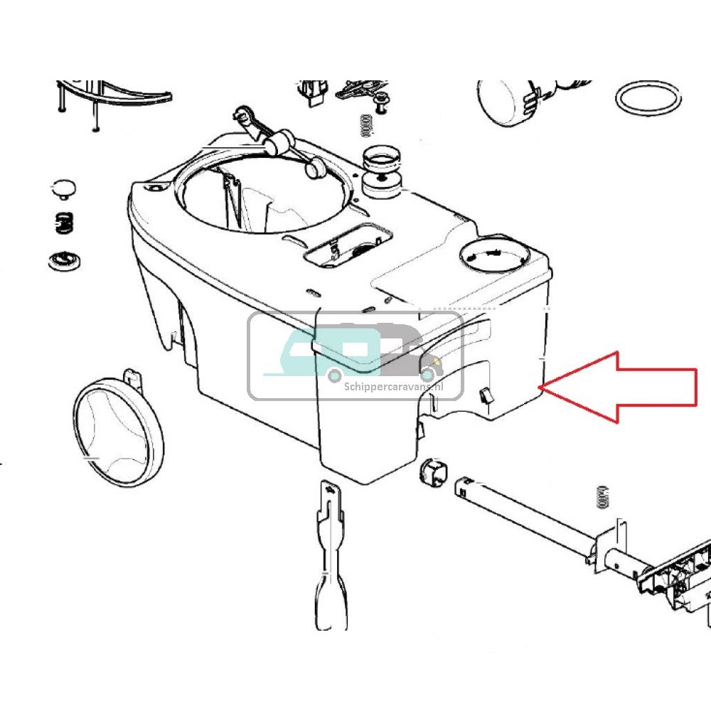 [OCS_A9902967] Thetford C250/260 Waste Holding Tank Pump Out 