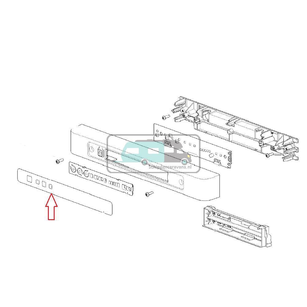 [OCS_A9902387] Thetford N3000 Sticker Display Led+