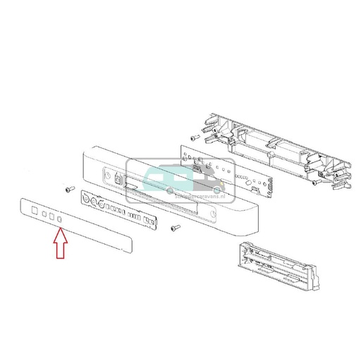 [OCS_691106] Thetford N3000 Sticker Display Led+