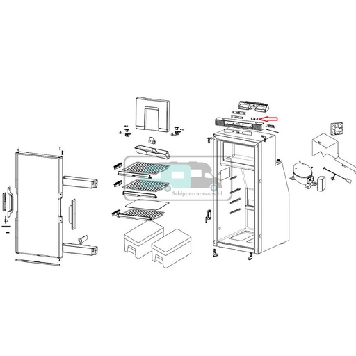 [OCS_692753] Thetford LED Paneel T2090