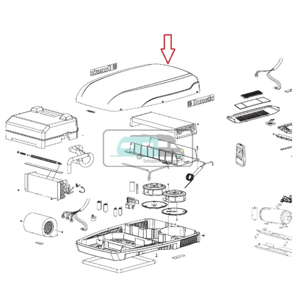 [OCS_A9903309] Dometic B2200 Afdekkap Wit