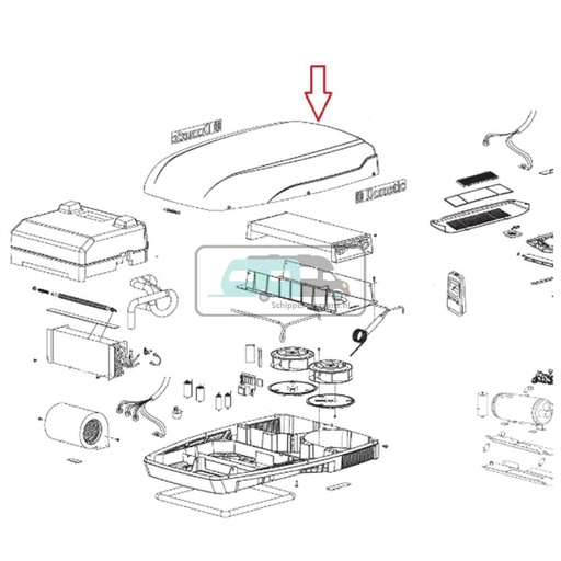 [OCS_A9903309] Dometic B2200 Afdekkap Wit