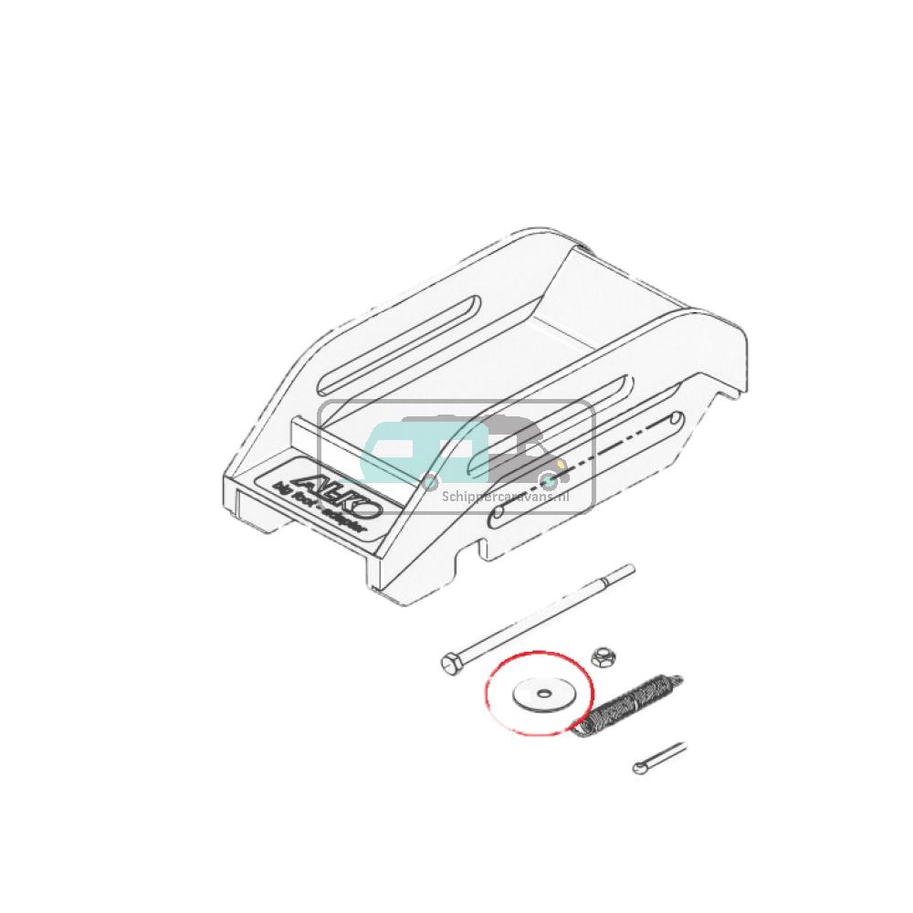 [OCS_A0033986] AL-KO Big Foot Opvulring 6.4x30x1.25mm A2-70