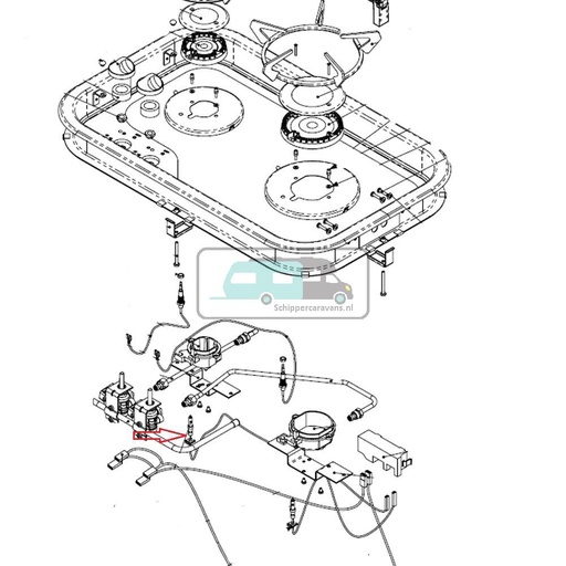 [OCS_A0028411] Thetford Electrische Ontsteker 600 mm 