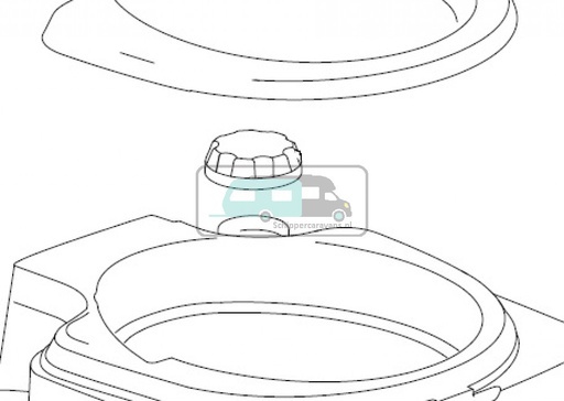 [OCS_92905133] Thetford SPP waterfill cap Qube 145/ 165