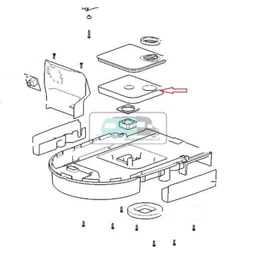 [OCS_93416B] Thetford C260 Filter Cassette Toilet (per st)