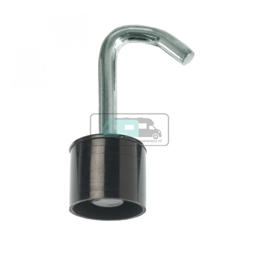 [OCS_96482300] Campking Tentdop met Haak Universeel Omslag 19mm 3st.