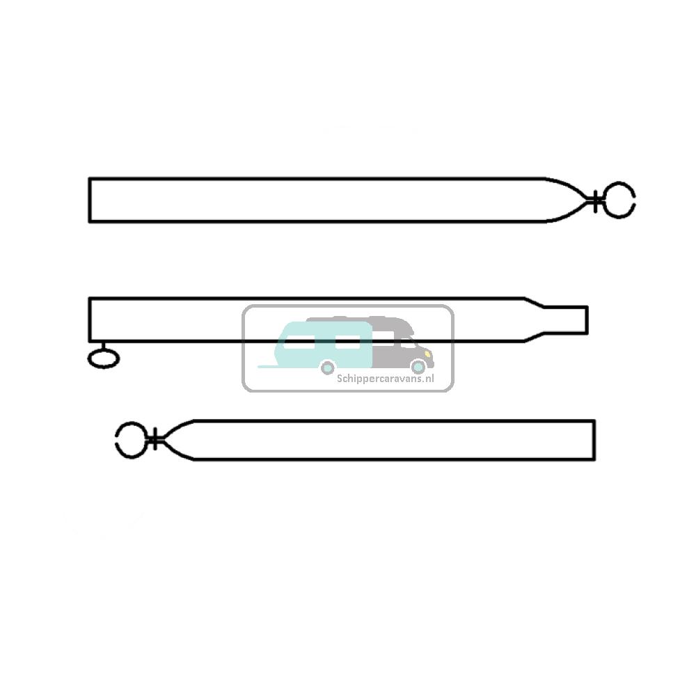 [OCS_A0029845] Campking Verandastang 28/25mm 170-260cm Aluminium