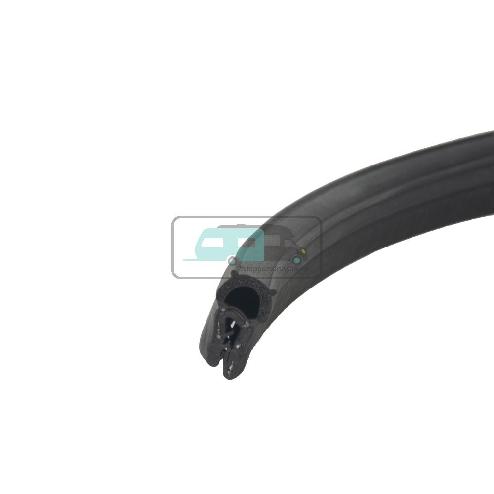 [OCS_A0031678L] Klemprofiel met Sponsrubber Bovenkant 1-3mm 5mtr