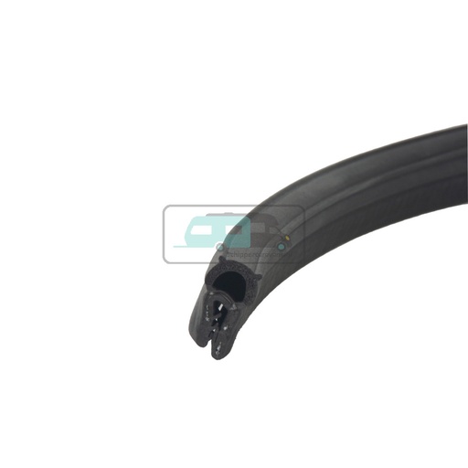 [OCS_0122033B] Klemprofiel met Sponsrubber Bovenkant 1-3mm 5mtr