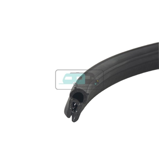 [OCS_A0031678L] Klemprofiel met Sponsrubber Bovenkant 1-3mm 5mtr