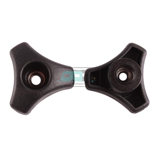 [OCS_A9903720] Thule Sport & Elite G2 Knop met Schroef Zwart 2st.