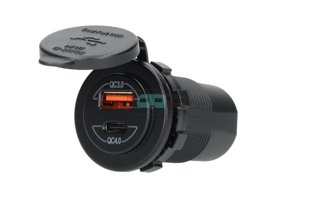 [OCS_A0019775] Power Line Contactdoos USB-A QC3.0 + USB-C QC4.0 Lader