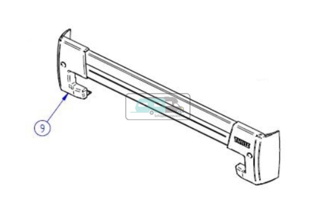 [OCS_A0024960] Thule Slide-Out G2 Eindkappen Ducato/Crafter 400