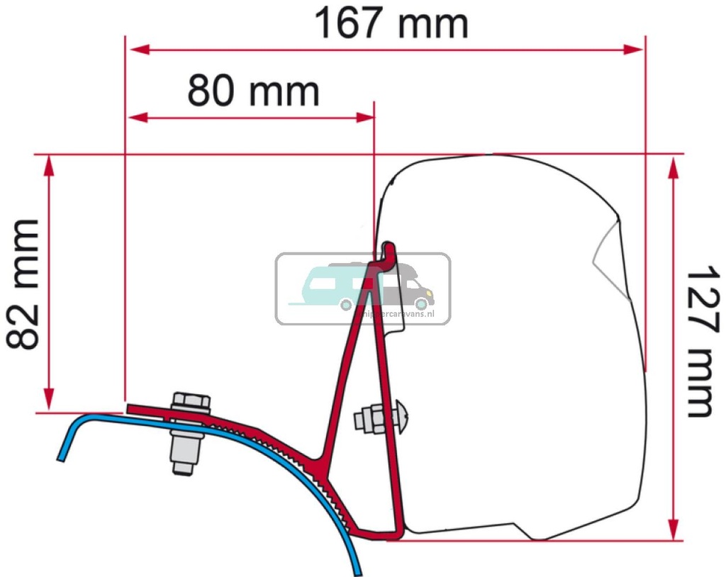 [OCS_A0015007] Fiamma Kit Trafic/ Vivaro /Primastar Deep BL (F43)