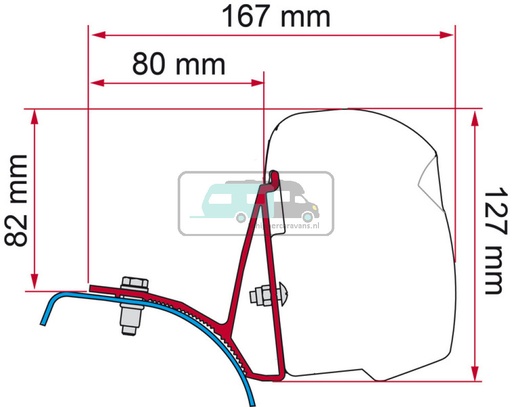 [OCS_2626264] Fiamma Kit Trafic/ Vivaro /Primastar Deep BL (F43)