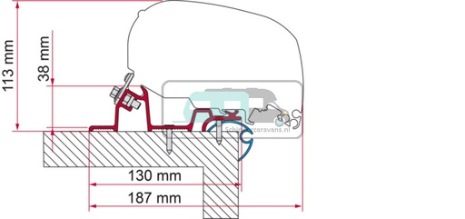 [OCS_2626269] Fiamma Caravan Standard Adapter 400 F65/F80