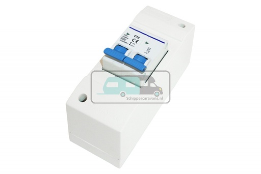 [OCS_0108011] Dubbelpolige zekeringautomaat 10A m module