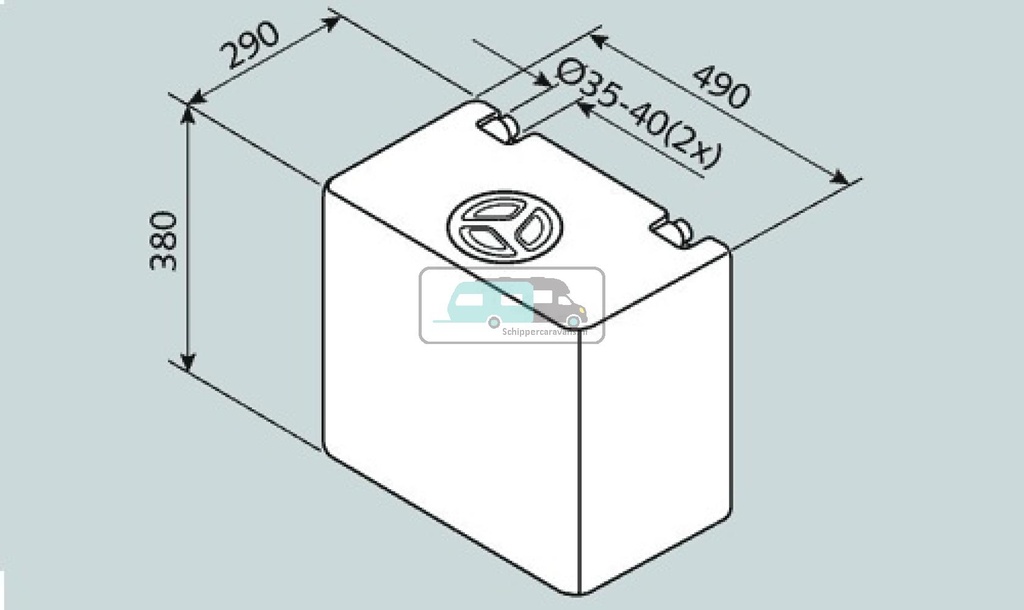 [OCS_A0007810] Fusion Watertank 50L V4-01 EV1004