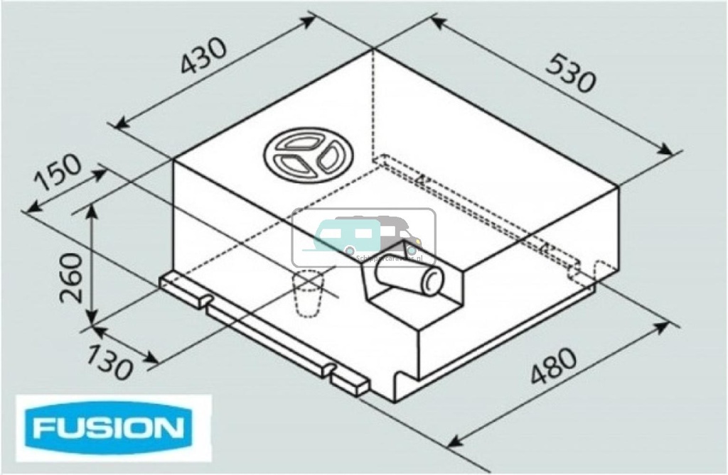 [OCS_A0036149] Fusion Watertank 50L EV1111