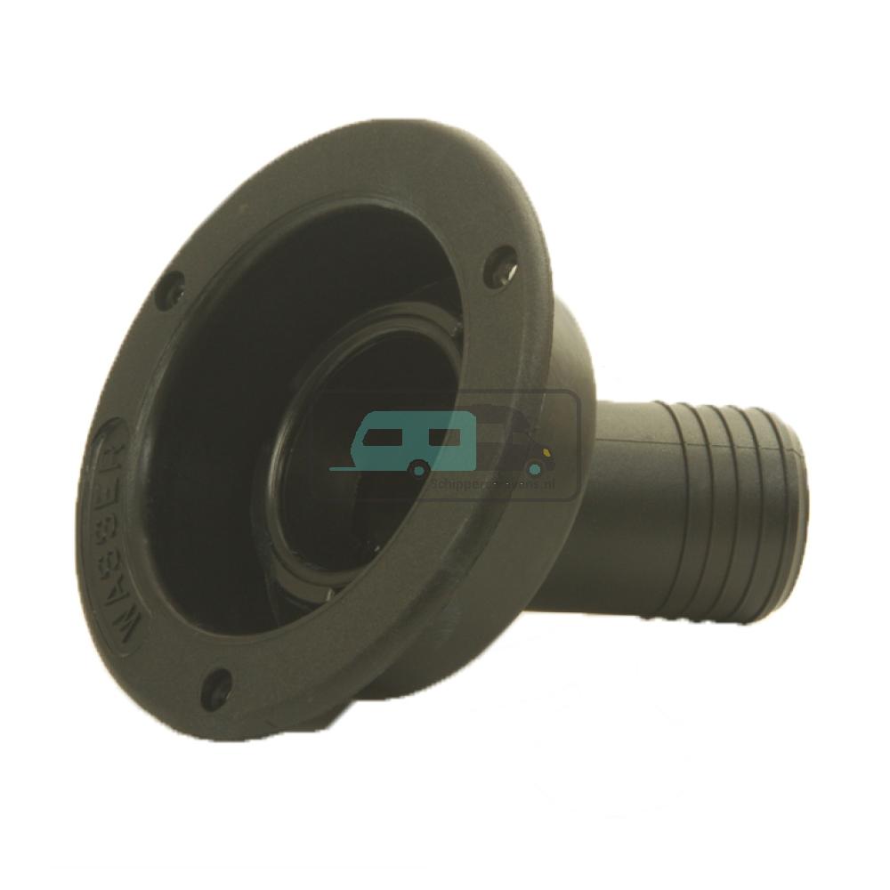 [OCS_A0033537] Watervulopening Schuine Uitloop Zwart