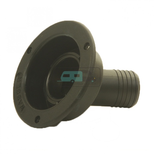 [OCS_0114104] Watervulopening Schuine Uitloop Zwart