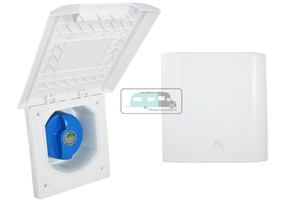 [OCS_A0034633] Waterinbouwdoos Vierkant Wit Element Line