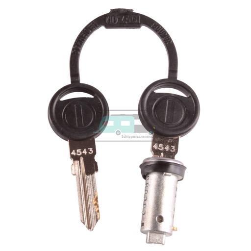 [OCS_0114125] Zadi Slot + 2 Sleutels voor Dop Watervulopening Blauw