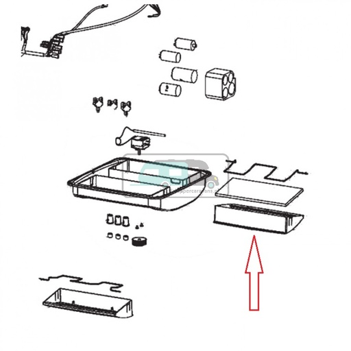 [OCS_0115122] Dometic B1500/B1900 luchtafvoerrrooster