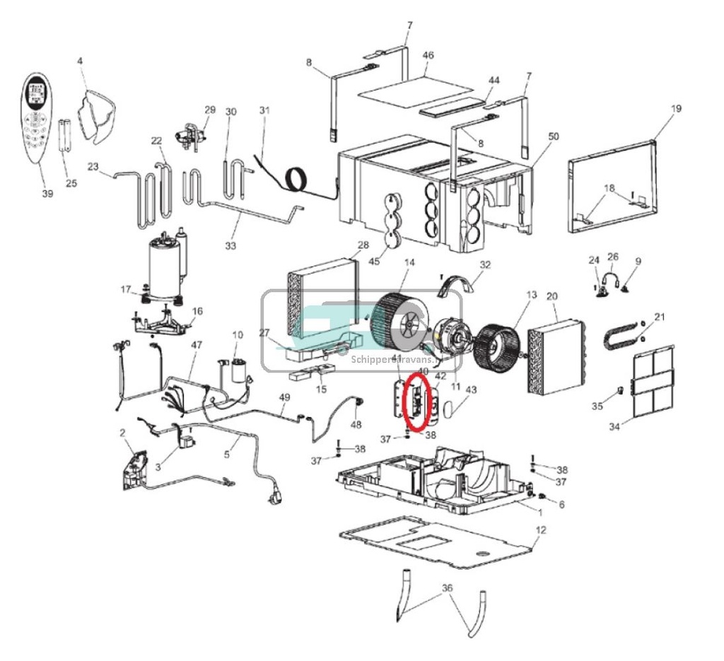 [OCS_A0030566] Dometic Ontvanger HB2500