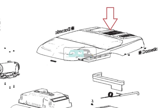 [OCS_A9903493] Dometic FreshLight 1600 bovenkap