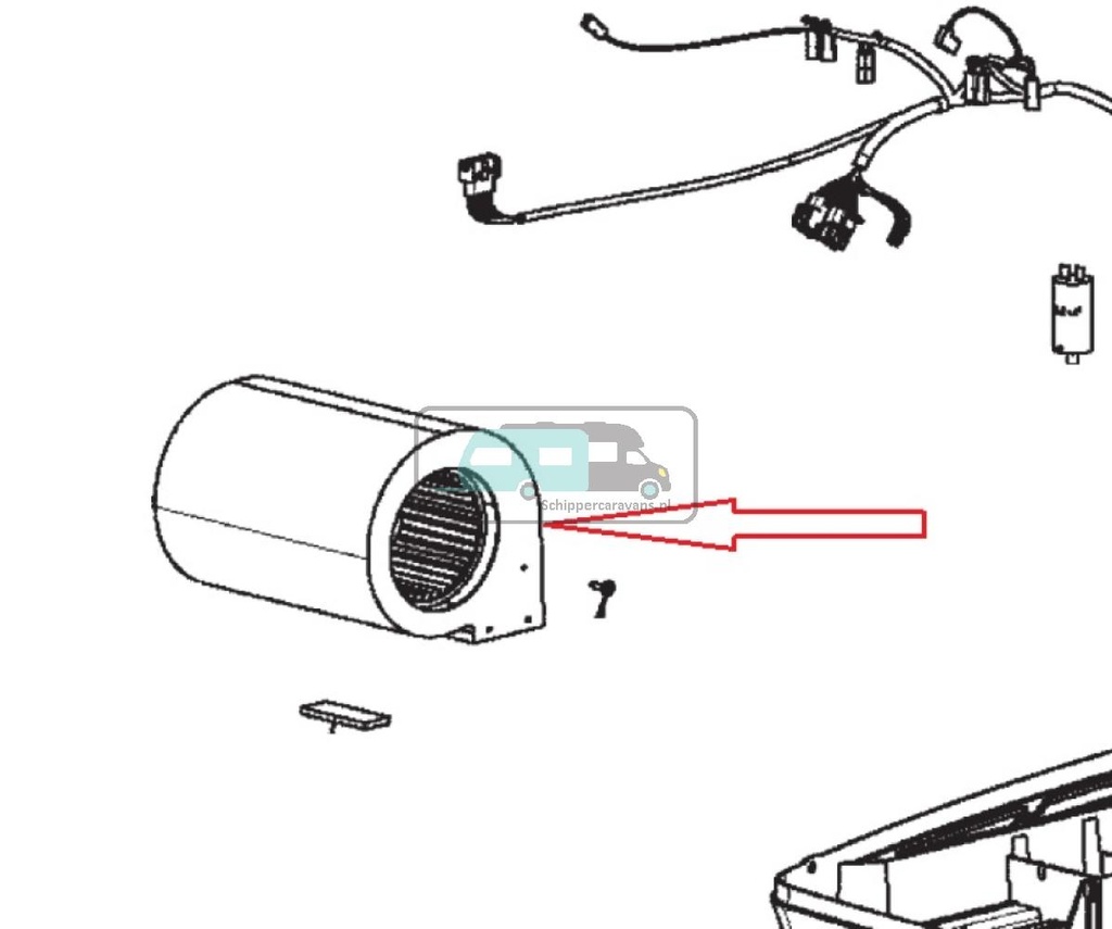 [OCS_A9904581] Dometic B1500/B1600 ventilatorwiel
