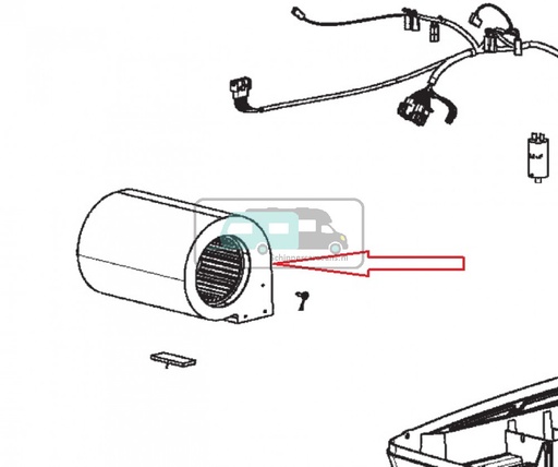 [OCS_0115136] Dometic B1500/B1600 ventilatorwiel