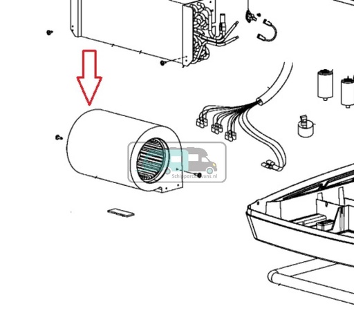 [OCS_A9904574] Dometic B1900 ventilatorwiel
