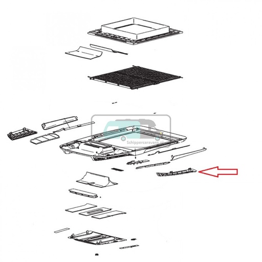 [OCS_0115147] Dometic Rooster Rechts FreshJet 1600